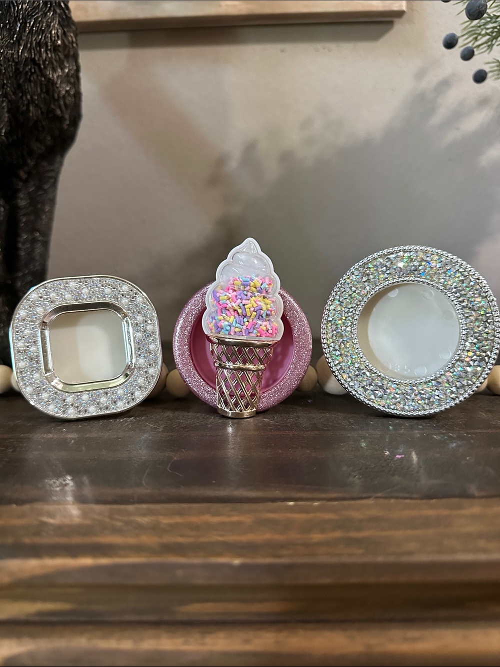 3 Bath & Body Works Scentportable car vent scent holders. Like new